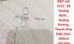 ĐẤT ĐẸP – GIÁ ĐẦU TƯ  -CẦN BÁN LÔ ĐẤT VỊ TRÍ ĐẸP mb 3212  Xã Quảng Định , Quảng Xương, Thanh Hóa