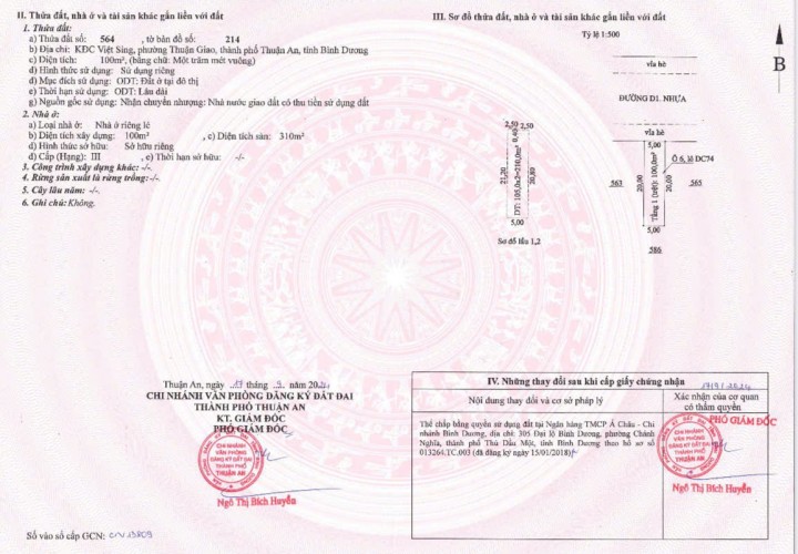 NHÀ ĐẸP - MẶT TIỀN- Chính Chủ Bán Gấp Nhà Đường D1, KDC Vietsing, Thuận An, TP HCM