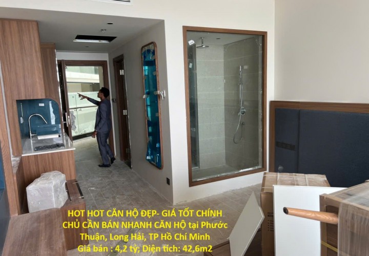 HOT HOT CĂN HỘ ĐẸP- GIÁ TỐT CHÍNH CHỦ CẦN BÁN NHANH CĂN HỘ tại Phước Thuận, Long Hải, TP Hồ Chí Minh