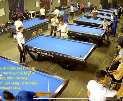 CẦN SANG LẠI CLB BIDA TẠI Đường Huỳnh Văn Lũy, Phường Phú Mỹ, TP Thủ Dầu Một, Bình Dương