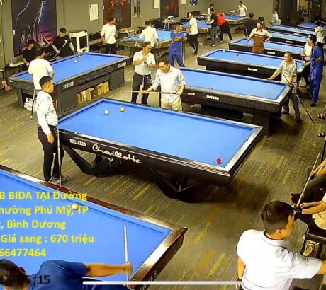 CẦN SANG LẠI CLB BIDA TẠI Đường Huỳnh Văn Lũy, Phường Phú Mỹ, TP Thủ Dầu Một, Bình Dương