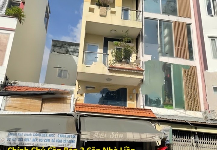 Chính Chủ Cần Bán 2 Căn Nhà Liền Kề Ung Văn Khiêm, Phường 25, Quận Bình Thạnh, TP Hồ Chí Minh