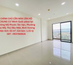 CHÍNH CHỦ BÁN CĂN HỘ CHUNG CƯ Minh Quốc plaza tại Đường Mỹ Phước Tân Vạn, Phường Phú Mỹ