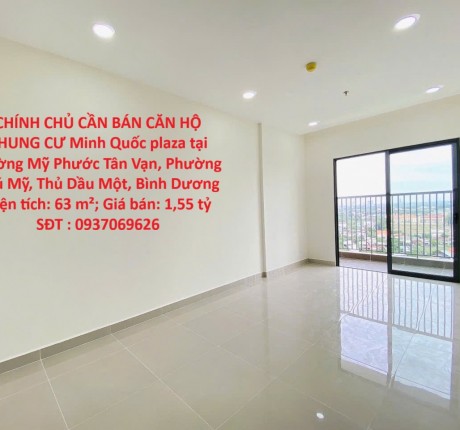 CHÍNH CHỦ BÁN CĂN HỘ CHUNG CƯ Minh Quốc plaza tại Đường Mỹ Phước Tân Vạn, Phường Phú Mỹ