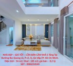 NHÀ ĐẸP – GIÁ TỐT – CẦN BÁN CĂN NHÀ 5 Tầng Tại Đường Bùi Quang Là, P.12, Q. Gò Vấp,TP. Hồ Chí Minh.