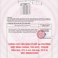 VỊ TRÍ ĐẸP – GIÁ TỐT  – CHÍNH CHỦ CẦN BÁN LÔ ĐẤT tại PHƯỜNG HIỆP BÌNH CHÁNH, THỦ ĐỨC, TPHCM