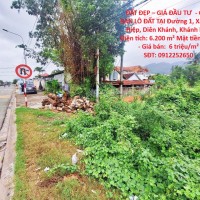 ĐẤT ĐẸP – GIÁ ĐẦU TƯ  - CẦN BÁN LÔ ĐẤT TẠI Đường 1, Xã Suối Hiệp, Diên Khánh, Khánh Hòa