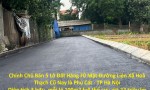Chính Chủ Bán 5 Lô Đất Hàng F0 Mặt Đường Liên Xã Hoà Thạch Cũ Nay là Phú Cát - TP Hà Nội