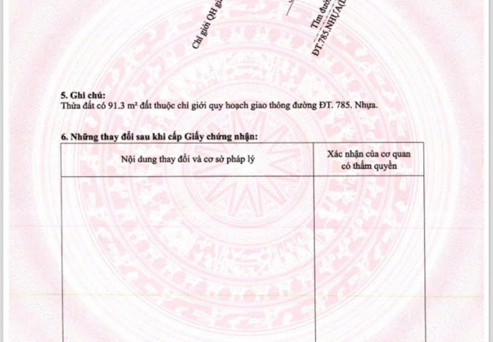 Chính Chủ Bán Lô Đất Mặt Tiền Đường DT785 Ấp Hội Thắng, Xã Tân Hội, Tây Ninh