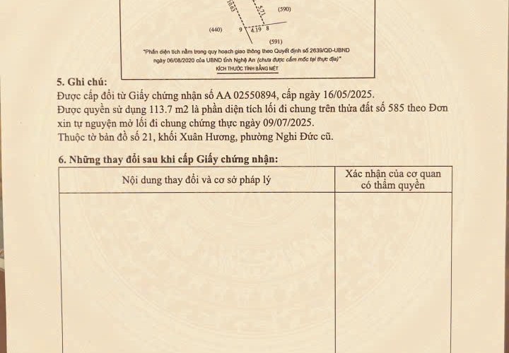ĐẤT ĐẸP - GIÁ ĐẦU TƯ - CẦN BÁN LÔ ĐẤT VỊ TRÍ ĐẸP Tại Khối Xuân Hương, P.Nghi Đức, TP.Vinh, Nghệ An