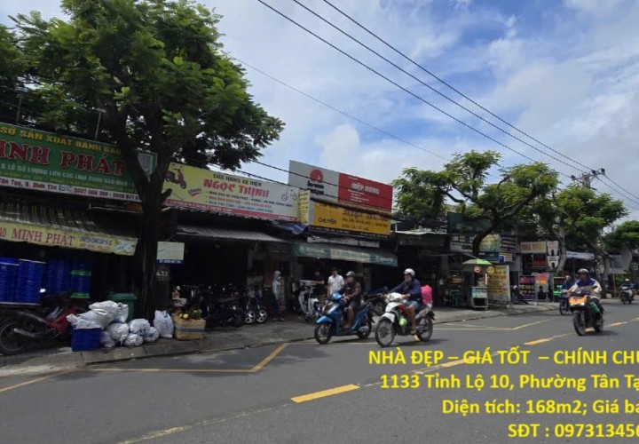 NHÀ ĐẸP – GIÁ TỐT  – CHÍNH CHỦ CẦN BÁN Nhà Tại 1133 Tỉnh Lộ 10, Phường Tân Tạo, Bình Tân, HCM