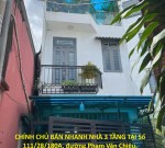 CHÍNH CHỦ BÁN NHANH NHÀ 3 TẦNG TẠI Số 111/28/180A, đường Phạm Văn Chiêu, Phường 14, Gò Vấp, HCM