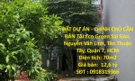 ĐẤT DỰ ÁN - CHÍNH CHỦ CẦN BÁN TẠI Eco Green Sài Gòn, Nguyễn Văn Linh, Tân Thuận Tây, Quận 7, HCM