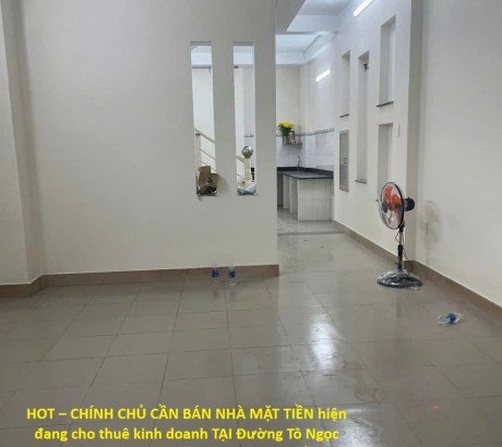 HOT – CHÍNH CHỦ CẦN BÁN NHÀ MẶT TIỀN hiện đang cho thuê kinh doanh TẠI P.Thạnh Xuân, Q.12, TP HCM