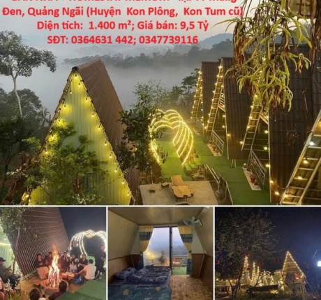 CHÍNH CHỦ CẦN BÁN NHÀ + HOMESTAY MEMORY TẠI TT Măng Đen, Quảng Ngãi (Huyện Kon Plông, Kon Tum cũ)
