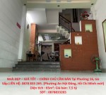 NHÀ ĐẸP – GIÁ TỐT – CHÍNH CHỦ CẦN BÁN Tại Phường 16, Gò Vấp.LIÊN HỆ: 0878 833 265