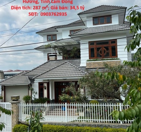 BIỆT THỰ ĐẸP – GIÁ TỐT – CẦN BÁN BIỆT THỰ VIEW TẠI Đường Đặng Thái Thân, P. 3, TP. Đà Lạt, Lâm Đồng