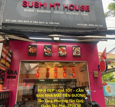 NHÀ ĐẸP – GIÁ TỐT – CẦN BÁN NHÀ MẶT TIỀN ĐƯỜNG Tân Quý, Phường Tân Quý, Quận Tân Phú, TP.HCM