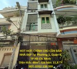HOT HOT- CHÍNH CHỦ CẦN BÁN NHÀ ĐẸP Tại Phường 1, Quận 8, TP Hồ Chí Minh