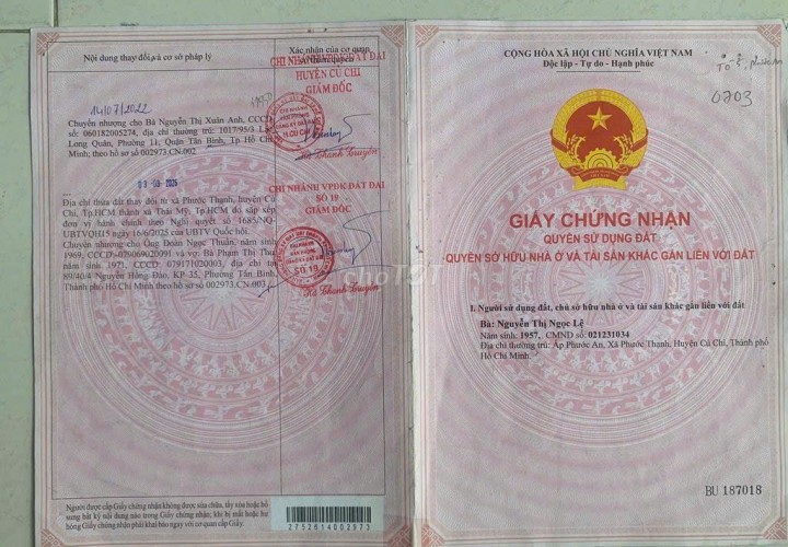 NHÀ ĐẸP – GIÁ TỐT – CHÍNH CHỦ CẦN BÁN NHÀ CẤP 4 TẠI Đường Huỳnh Thị Lớn, Xã Phước Thạnh, Củ Chi, TP.HCM