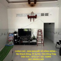 CHÍNH CHỦ - BÁN NHÀ ĐẤT SỔ HỒNG RIÊNG – Tân Khánh Đông, TP Sa Đéc, Tỉnh Đồng Tháp