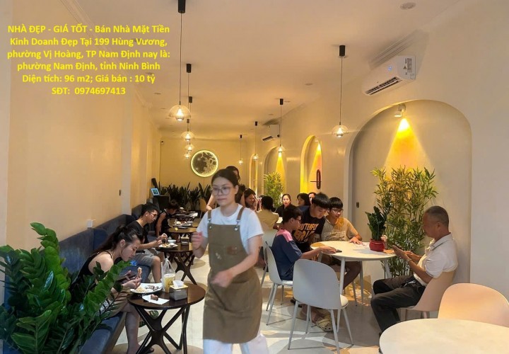 NHÀ ĐẸP - GIÁ TỐT - Bán Nhà Mặt Tiền Kinh Doanh Đẹp Tại 199 Hùng Vương, phường Vị Hoàng, TP Nam Định