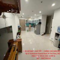 CĂN HỘ ĐẸP – GIÁ TỐT  – CHÍNH CHỦ BÁN NHANH Tại ở Vinhomes Grand Park TP Thủ Đức, HCM