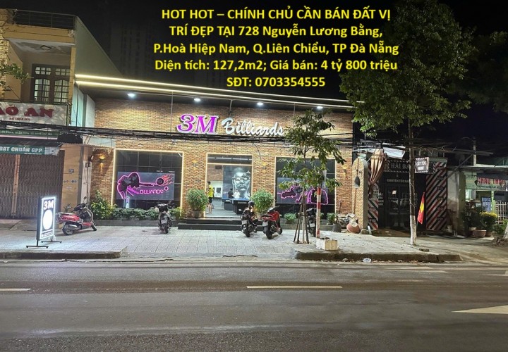 HOT HOT – CHÍNH CHỦ CẦN BÁN ĐẤT VỊ TRÍ ĐẸP TẠI Phường Hoà Hiệp Nam, Q.Liên Chiểu, TP Đà Nẵng