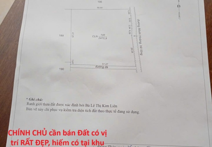 CHÍNH CHỦ cần bán Đất có vị trí RẤT ĐẸP, hiếm có tại khu vực Tại X. Long Hưng, H.Châu Thành, Tiền Giang (cũ)