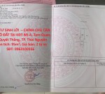 ĐẦU TƯ SINH LỜI  – CHÍNH CHỦ CẦN BÁN LÔ ĐẤT TẠI KĐT MI-A, Tam Quan, Xã Quyết Thắng, TP. Thái Nguyên