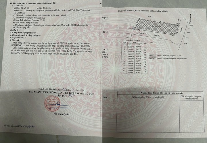 NHÀ ĐẸP – GIÁ TỐT – CHÍNH CHỦ CẦN BÁN NHÀ CẤP 4, Phường An Khánh, Quận 2, TP. Thủ Đức, TP. HCM