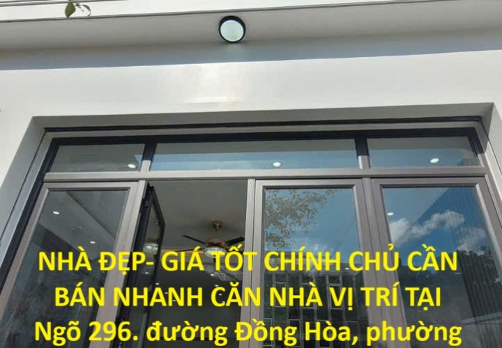 NHÀ ĐẸP- GIÁ TỐT CHÍNH CHỦ CẦN BÁN NHANH CĂN NHÀ VỊ TRÍ TẠI phường Kiến An tp Hải Phòng