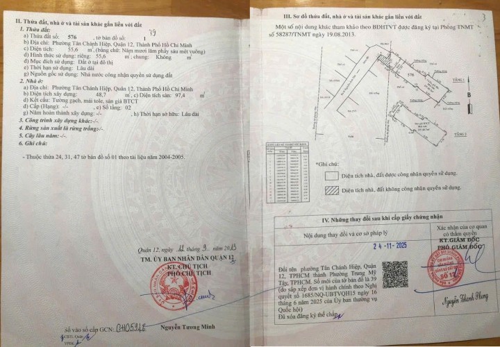 CHÍNH CHỦ BÁN NHÀ RIÊNG ĐƯỜNG NGUYỄN ẢNH THỦ (P.Trung Mỹ tây mới)- Tân Chánh hiệp Q.12, TP.HCM)