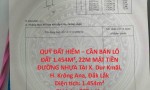 QUỸ ĐẤT HIẾM – CẦN BÁN LÔ ĐẤT 1.454M², 22M MẶT TIỀN ĐƯỜNG NHỰA TẠI X. Dur Kmăl, H. Krông Ana, Đắk Lắk