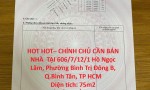 HOT HOT– CHÍNH CHỦ CẦN BÁN NHÀ  TẠI  Phường Bình Trị Đông B, Q.Bình Tân, TP HCM