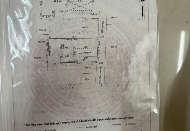 NHÀ ĐẸP -  GIÁ TỐT - CHÍNH CHỦ CẦN BÁN CĂN NHÀ Số 30/99/17/2/6 Lâm Văn Bền, P.Tân Kiểng, Q. 7, HCM