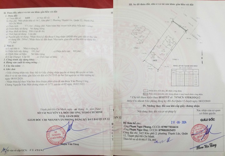 NHÀ ĐẸP GIÁ TỐT CHÍNH CHỦ CẦN BÁN NHÀ MẶT TIỀN Đường Thạnh Lộc 49, Phường Thạnh Lộc, Quận 12, HCM