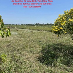 GIÁ TỐT _  CHÍNH CHỦ - Cần Bán Gấp Lô Đất Mặt Tiền Vị Trí Tại Ấp Quới An, Xã Long Bình, Tỉnh Đồng Tháp