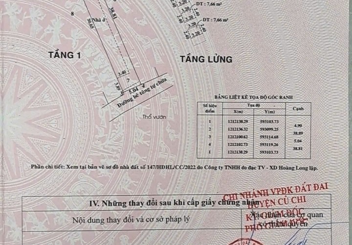 NHÀ TRỌ Vị TrÍ ĐẸP - ĐẦU TƯ SINH LỜI CAO Bán Dãy Trọ 7 phòng Xã Tân Thạnh Đông Củ Chi, HCM