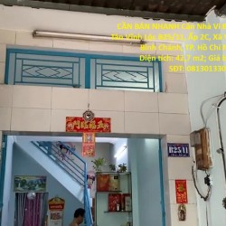 NHÀ VỊ TRÍ ĐẸP- GIÁ TỐT CẦN BÁN NHANH Căn Nhà Vi Bằng Khu Dân Cư Tân Vĩnh Lộc (Vĩnh Lộc B cũ)