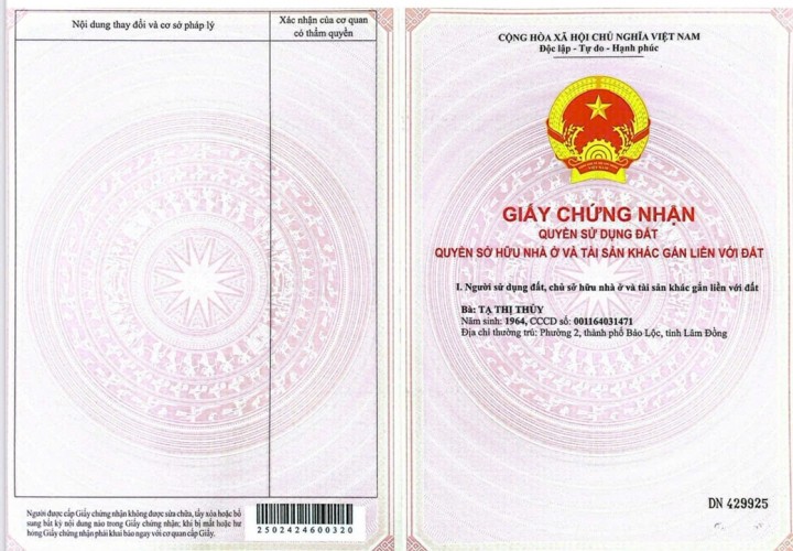 NHANH TAY SỞ HỮU NGAY LÔ ĐẤT ĐẸP CHÍNH CHỦ - GIÁ TỐT -  Vị Trí Huyện Di Linh, Tỉnh Lâm Đồng