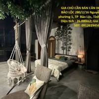 GIA CHỦ CẦN BÁN CĂN HOMESTAY BẢO LỘC - PHƯỜNG 1, Cách Đường Nguyễn Văn Cừ 200m