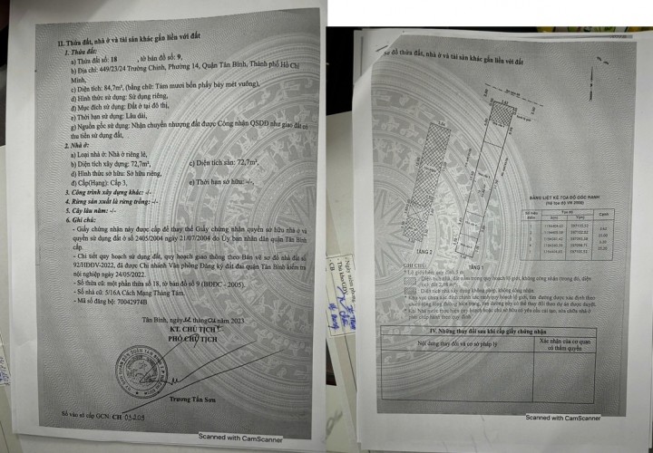 CẦN BÁN GẤP nhà khu phân lô phường 14, Tân Bình, Hồ Chí Minh