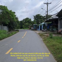 TÔI CHÍNH CHỦ cần bán nhanh lô đất mặt tiền đẹp khu vực huyện Củ Chi, TPHCM