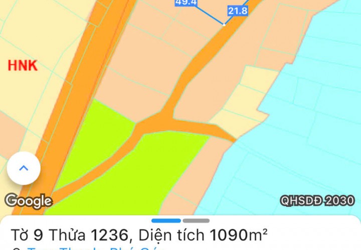 ĐẤT ĐẸP – GIÁ ĐẦU TƯ  - CẦN BÁN LÔ ĐẤT  TẠI Tam Thanh, Phú Quý, Bình Thuận