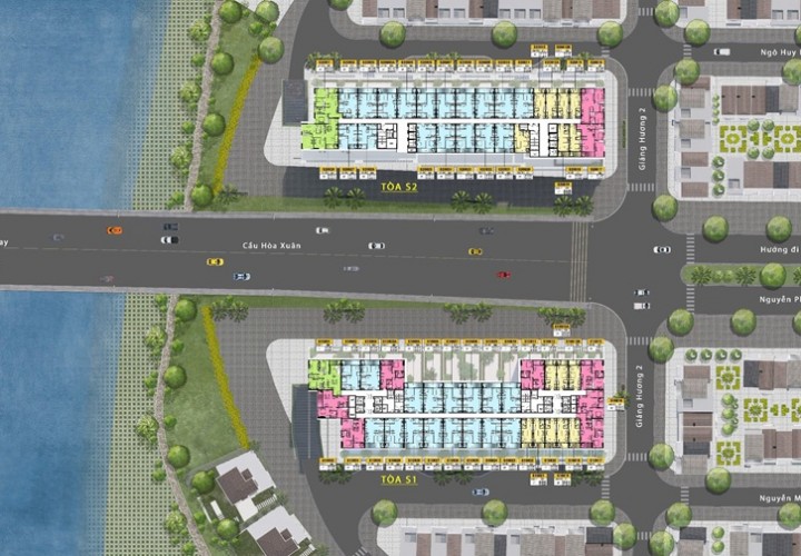 CHỈ TỪ 1,7TỶ SỞ HỮU NGAY CĂN HỘ SPANA TOWER 3pn + 25m2 SÂN VƯỜN TẠI KĐT HÒA XUÂN - TT MỚI TP.ĐÀ NẴNG