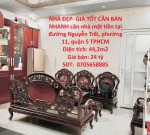 NHÀ ĐẸP- GIÁ TỐT CẦN BÁN NHANH căn nhà mặt tiền tại quận 5 TPHCM