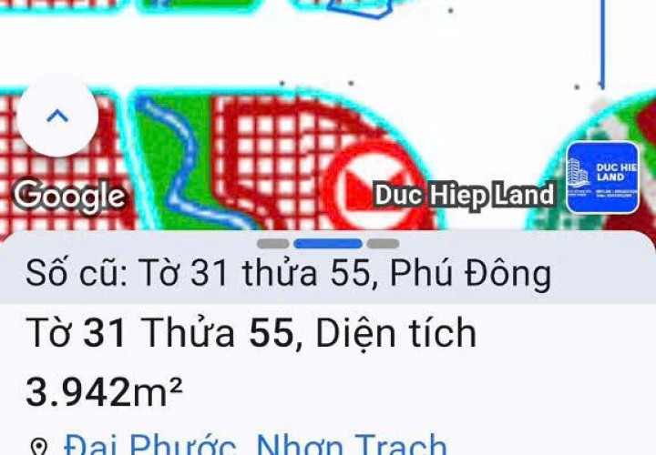 Bán GẤP Lô Đất Tiềm Năng Vị Trí Siêu Víp tại Trung Tâm sầm uất bật nhất của Nhơn Trạch, Đồng Nai
