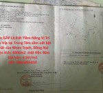 Bán GẤP Lô Đất Tiềm Năng Vị Trí Siêu Víp tại Trung Tâm sầm uất bật nhất của Nhơn Trạch, Đồng Nai