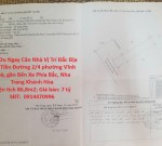 Sở Hữu Ngay Căn Nhà Vị Trí Đắc Địa  Mặt Tiền Đường 2/4 phường Vĩnh Hoà, gần Bến Xe Phía Bắc